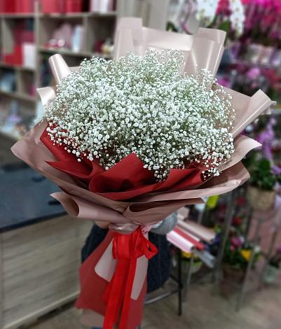 Букет цветов из: Гипсофила в Елизаветинском