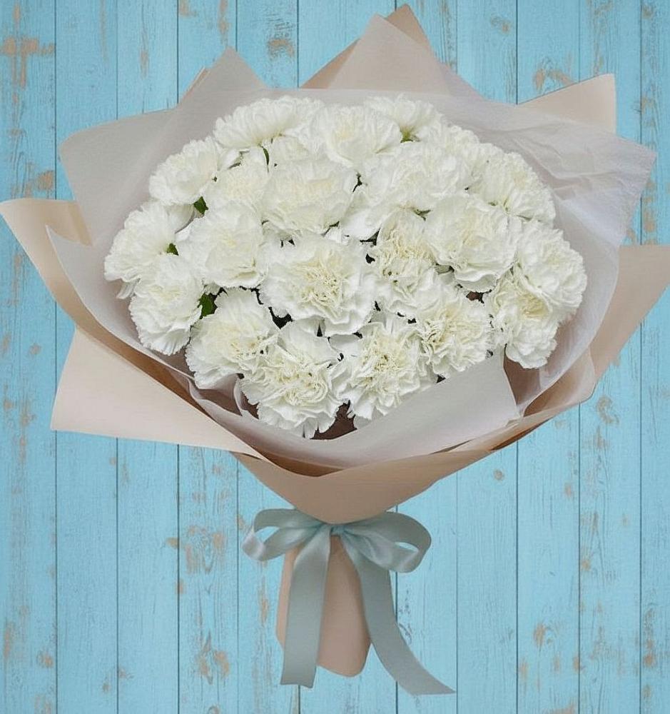 Букет цветов из: Гвоздики в Елизаветинском