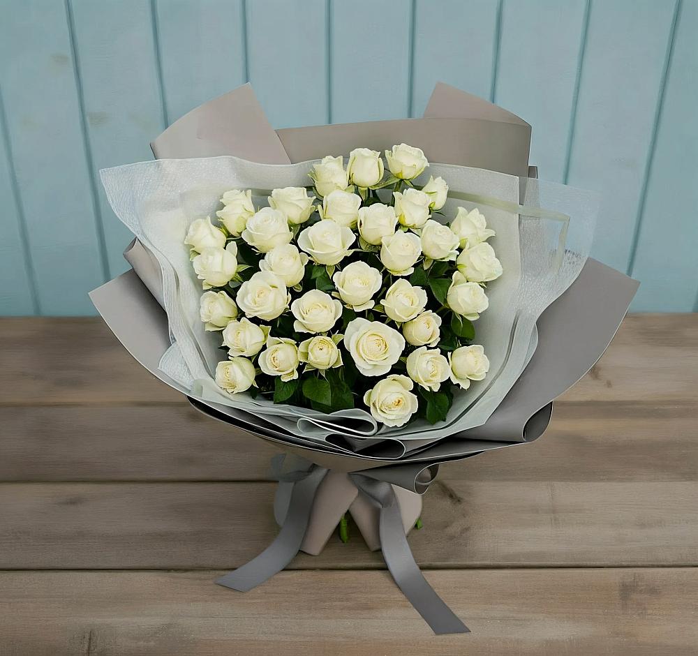 Букет Белоснежная нежность в Елизаветинском