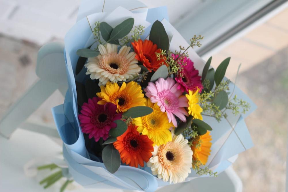 Букет цветов из: Герберы в Елизаветинском