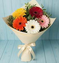 Букет цветов из:  Герберы в Елизаветинском