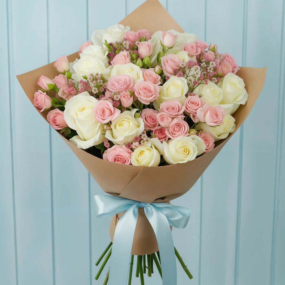 Букет цветов из: Розы в Елизаветинском