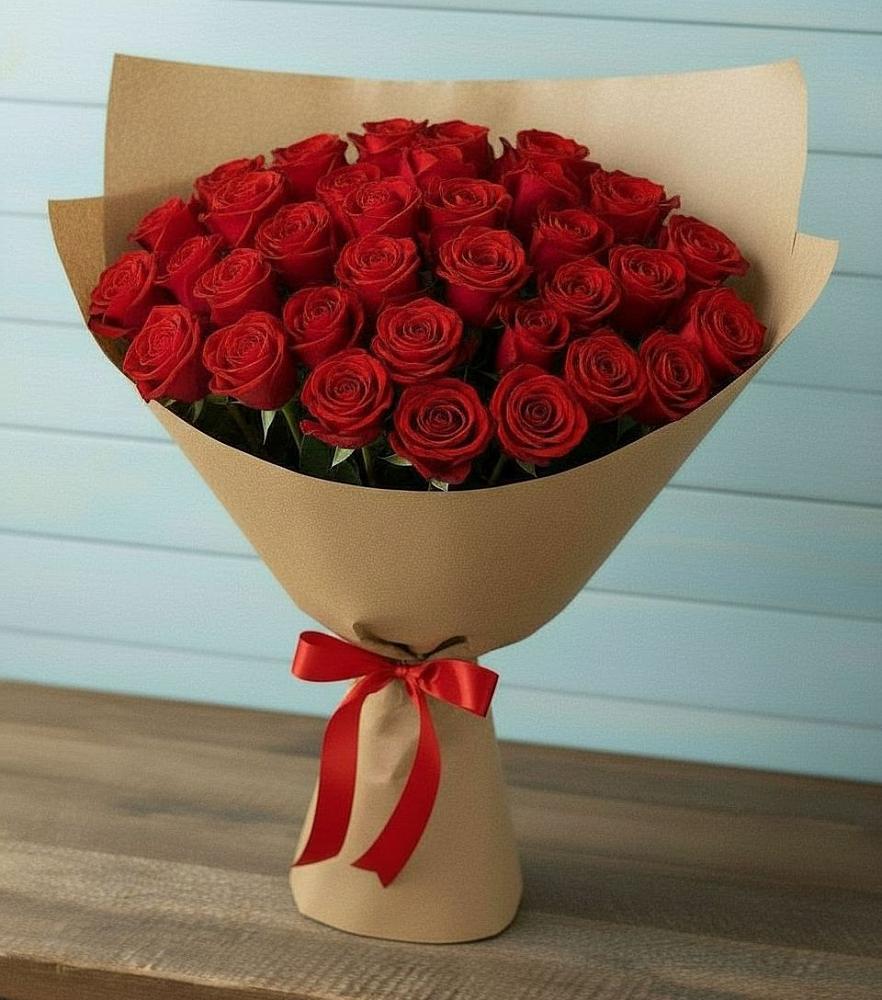 Букет Красные розы Милано в Елизаветинском