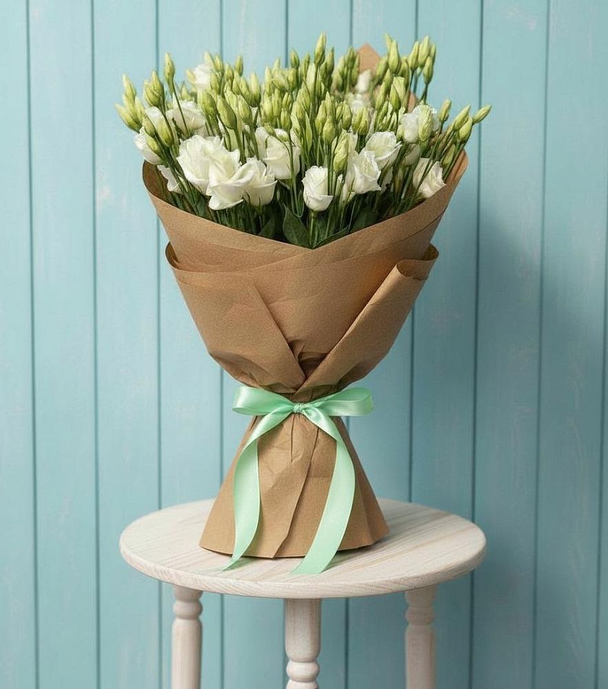 Букет цветов из: Лизиантусы в Елизаветинском