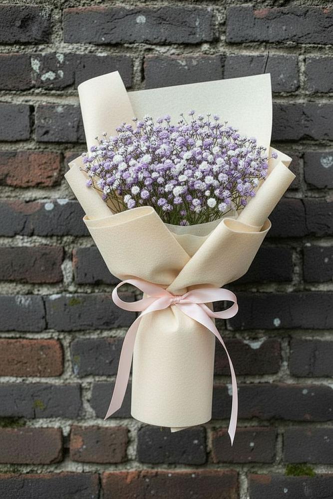 Букет цветов из: Гипсофила в Елизаветинском