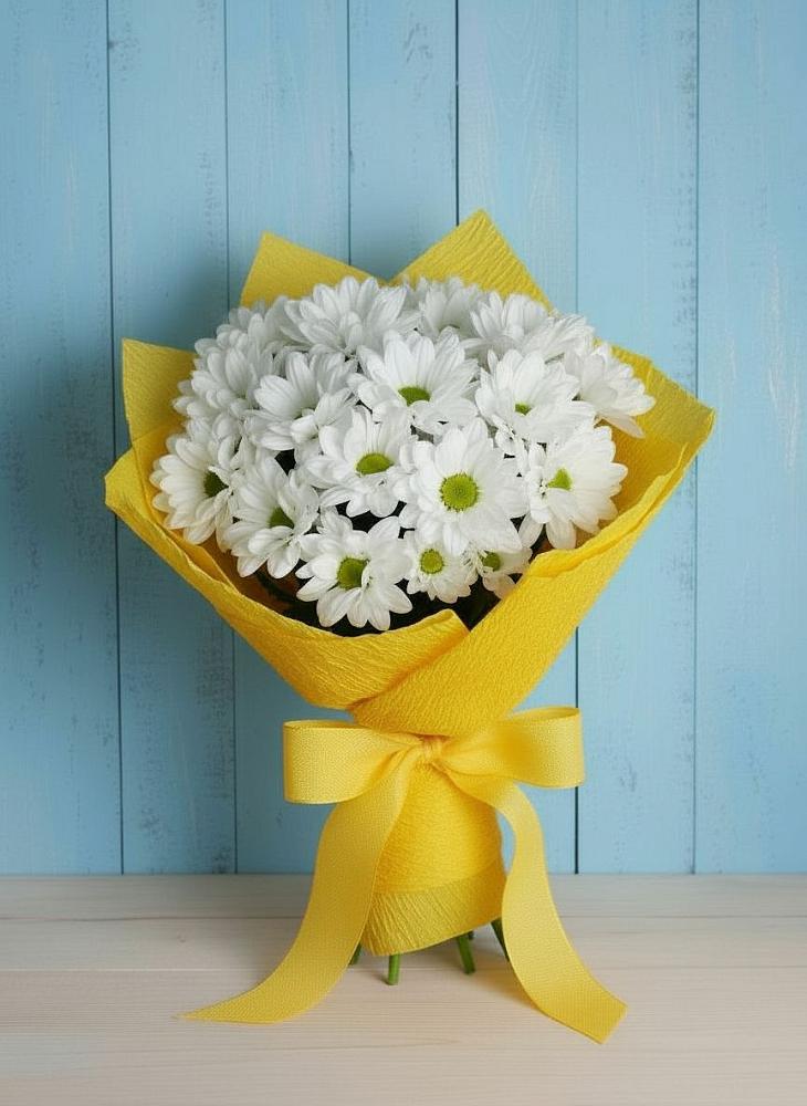 Букет цветов из: Хризантемы в Елизаветинском