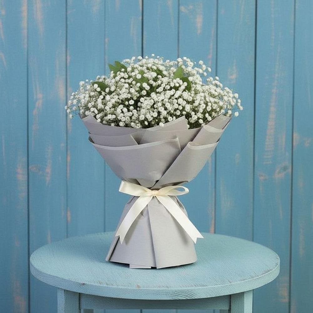 Букет цветов из: Гипсофила в Елизаветинском