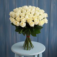 Букет 51 Белая роза Эдлесс Лав #REPLACE_PRED# Елизаветинском