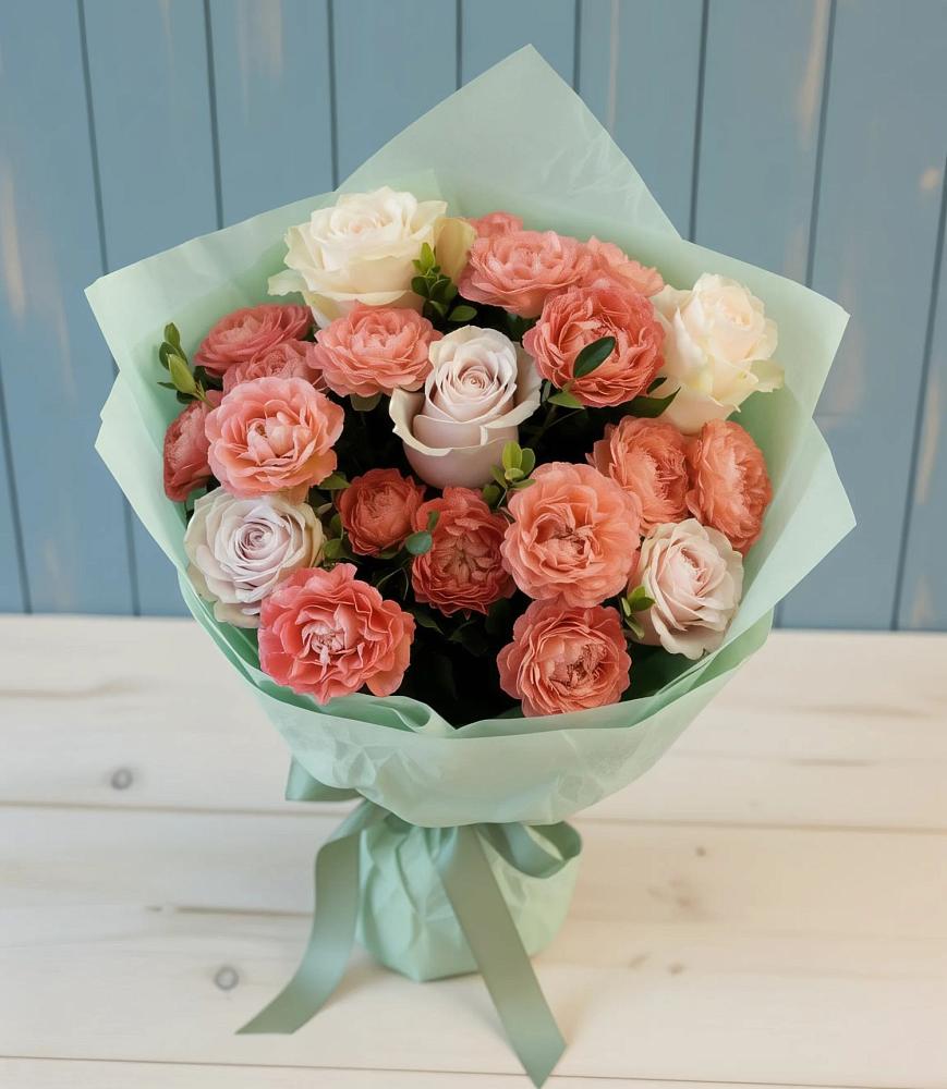 Букет цветов из: Розы в Елизаветинском