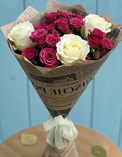 Букет цветов из:  Розы в Елизаветинском