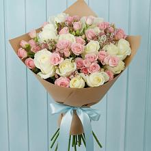 Букет цветов из:  Розы в Елизаветинском